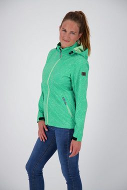 DEPROC Active Softshelljacke SHELBY PEAK II Women mit abnehmbarer Kapuze