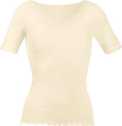 Nina Von C. Unterhemd Damen-Unterhemd, 1/2-Arm Feinripp Uni