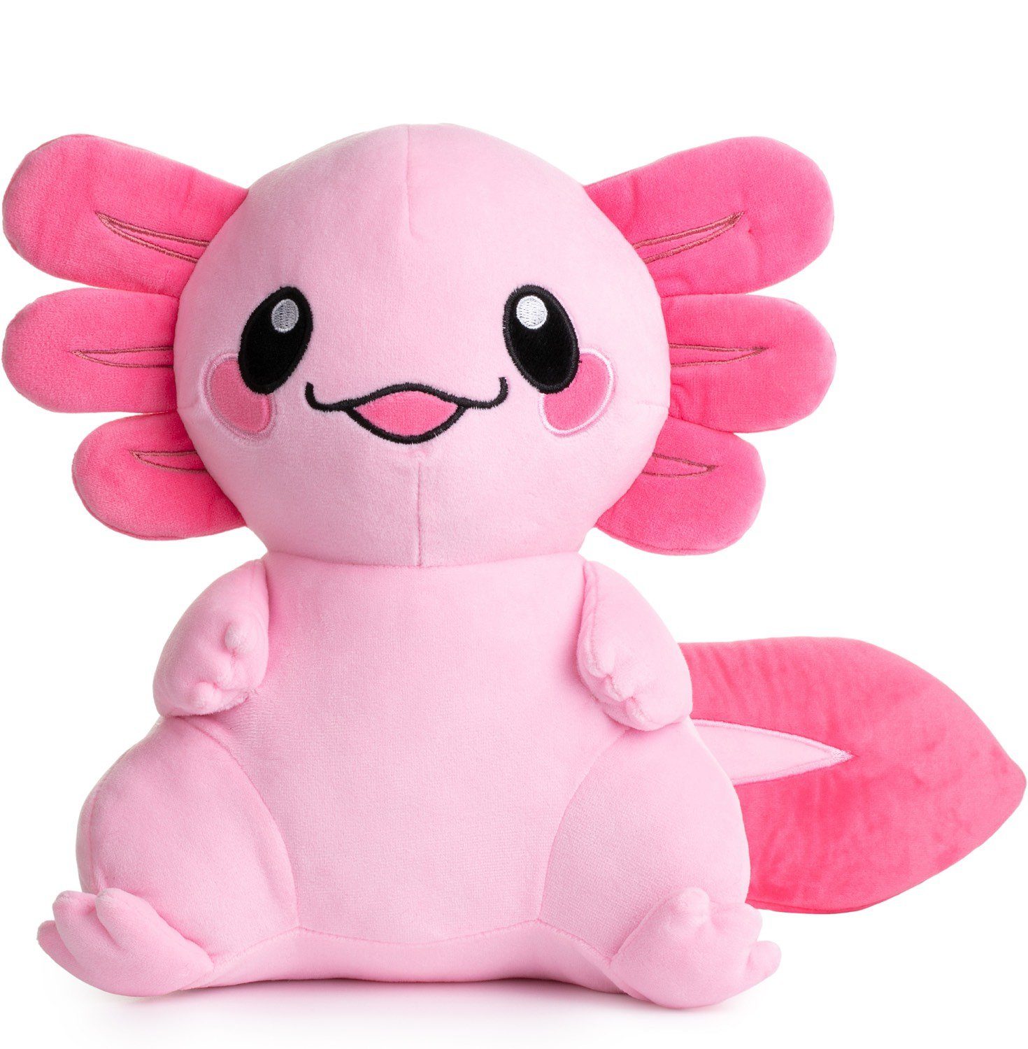 Corimori Kuscheltier Axolotl Kuscheltiere Stofftiere Plüschtiere 25cm (Geschenk), 26cm Stofftier, Plüschtier, Axolotl