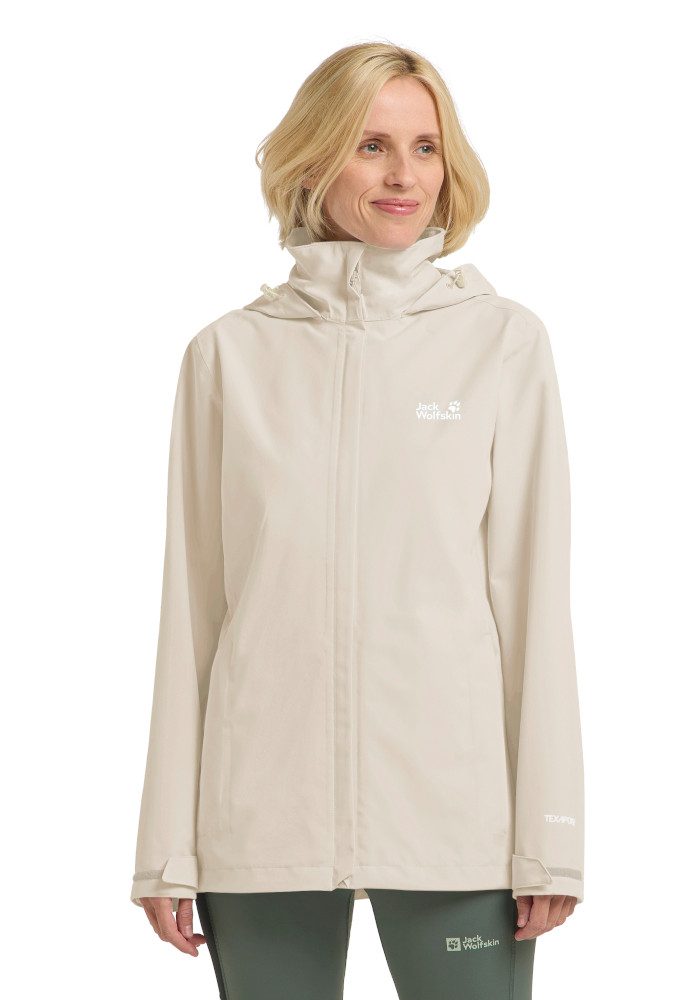Jack Wolfskin Outdoorjacke TRAILTIME 2L JKT W wasserdicht, winddicht, atmungsaktiv, mit 6000er Atmungsaktivität
