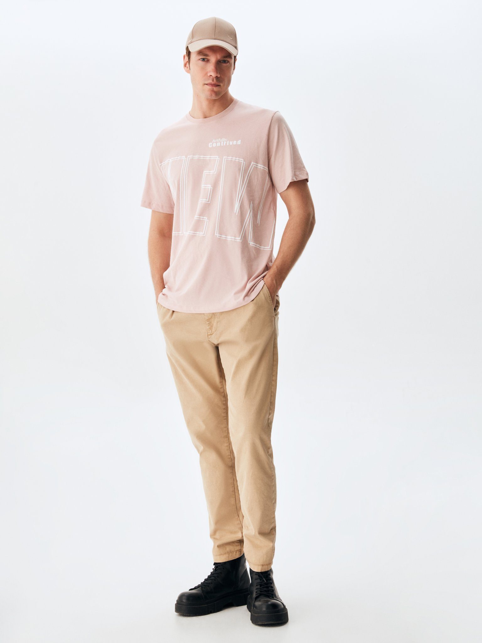 LTB T-Shirt LTB Rofada Pale Mauve T-Shirts