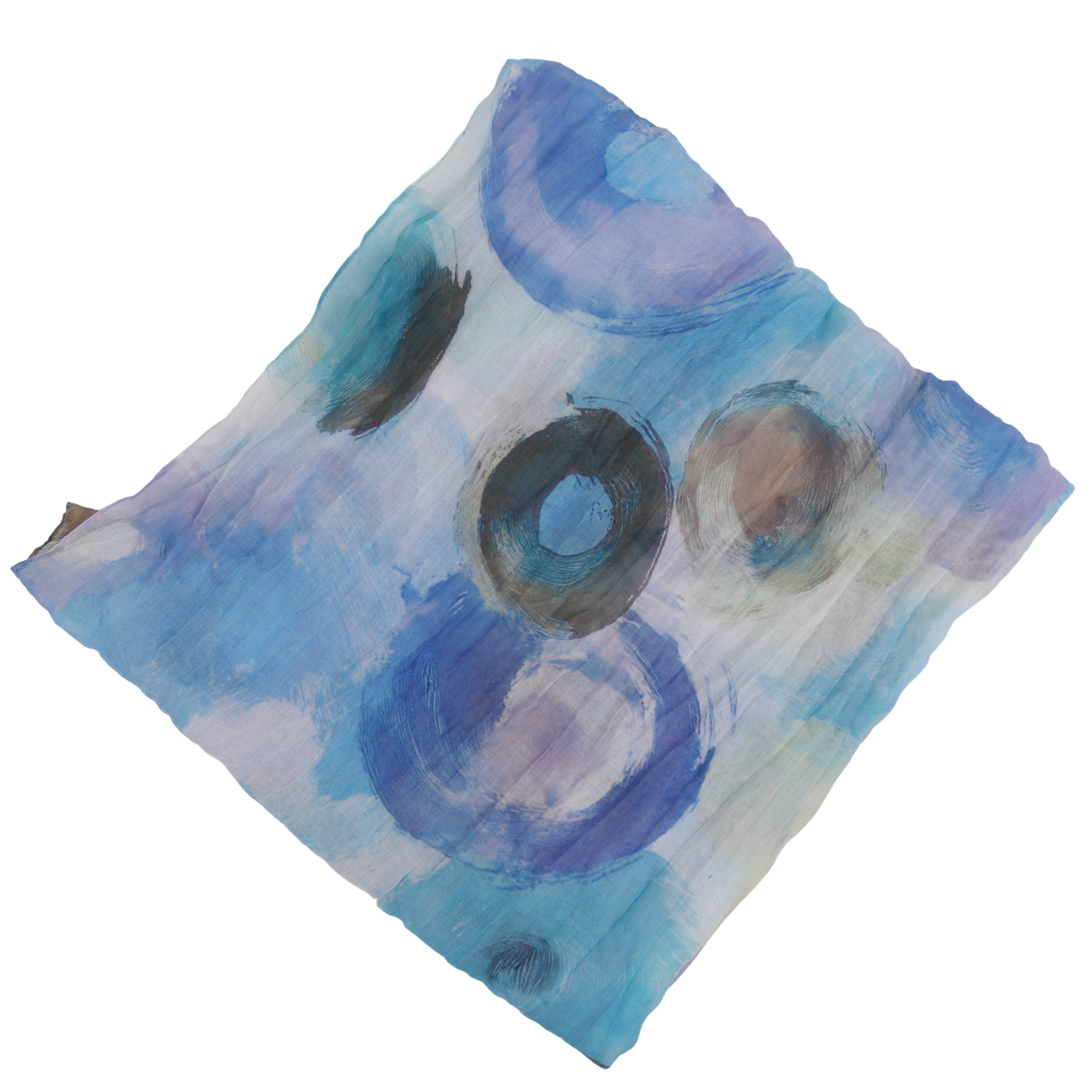 MIRROSI Loop Damen Schal mit Bunt-Muster Weich, Schlauchschal, (zweimal um den hals wickelbar, ca.45x75cm), Damen Halstuch ideal für Frühling, Sommer oder Herbst