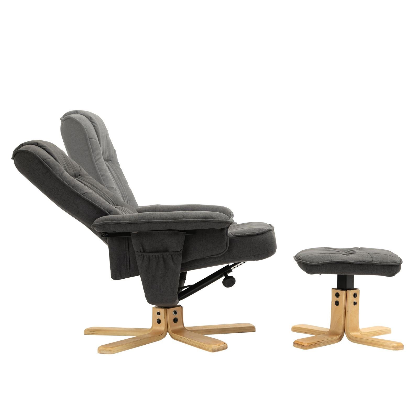 IDIMEX Relaxsessel CHARLY, Fernsehsessel mit Hocker günstig online kaufen