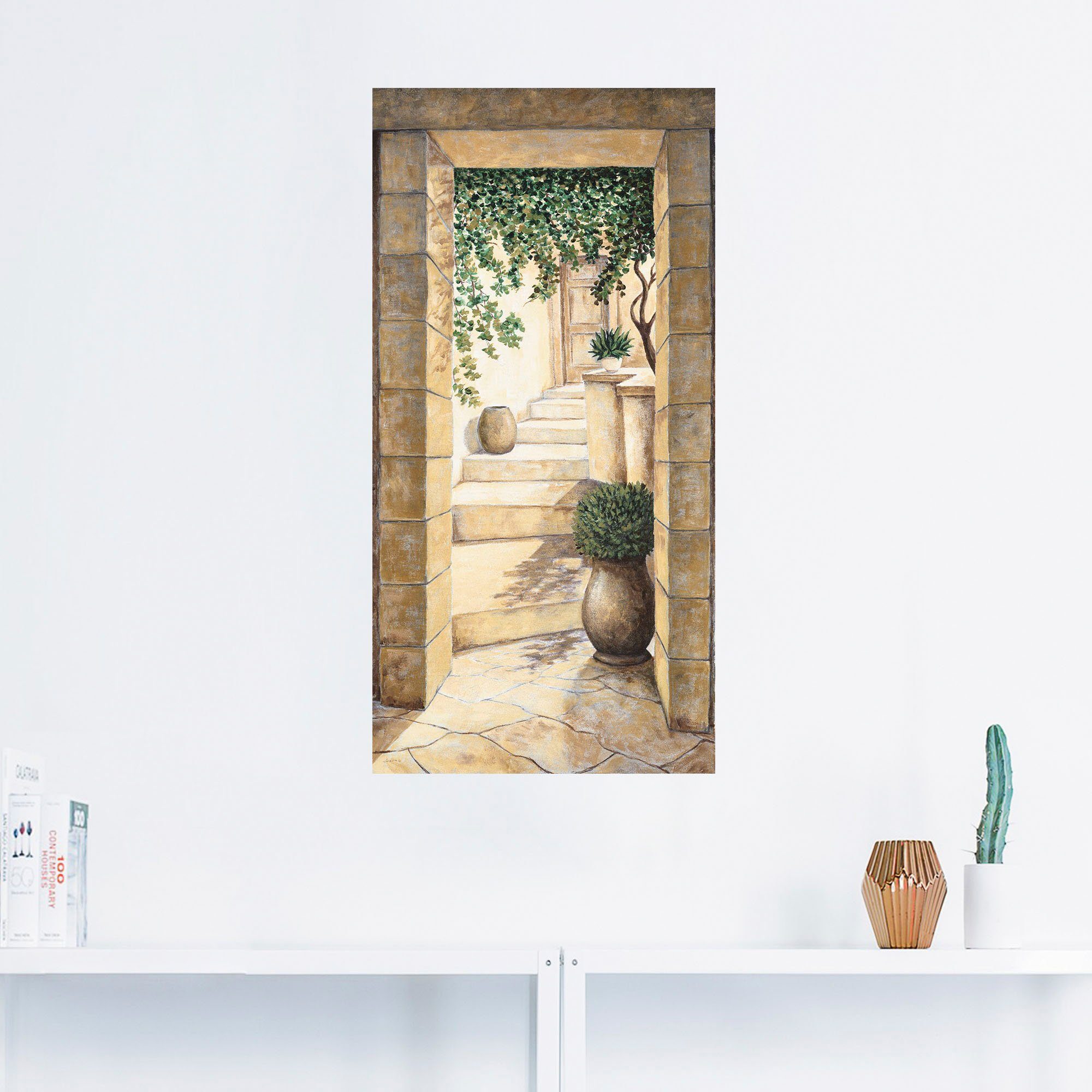 Artland Wandbild Eingang - Fresco, Fenster günstig online kaufen