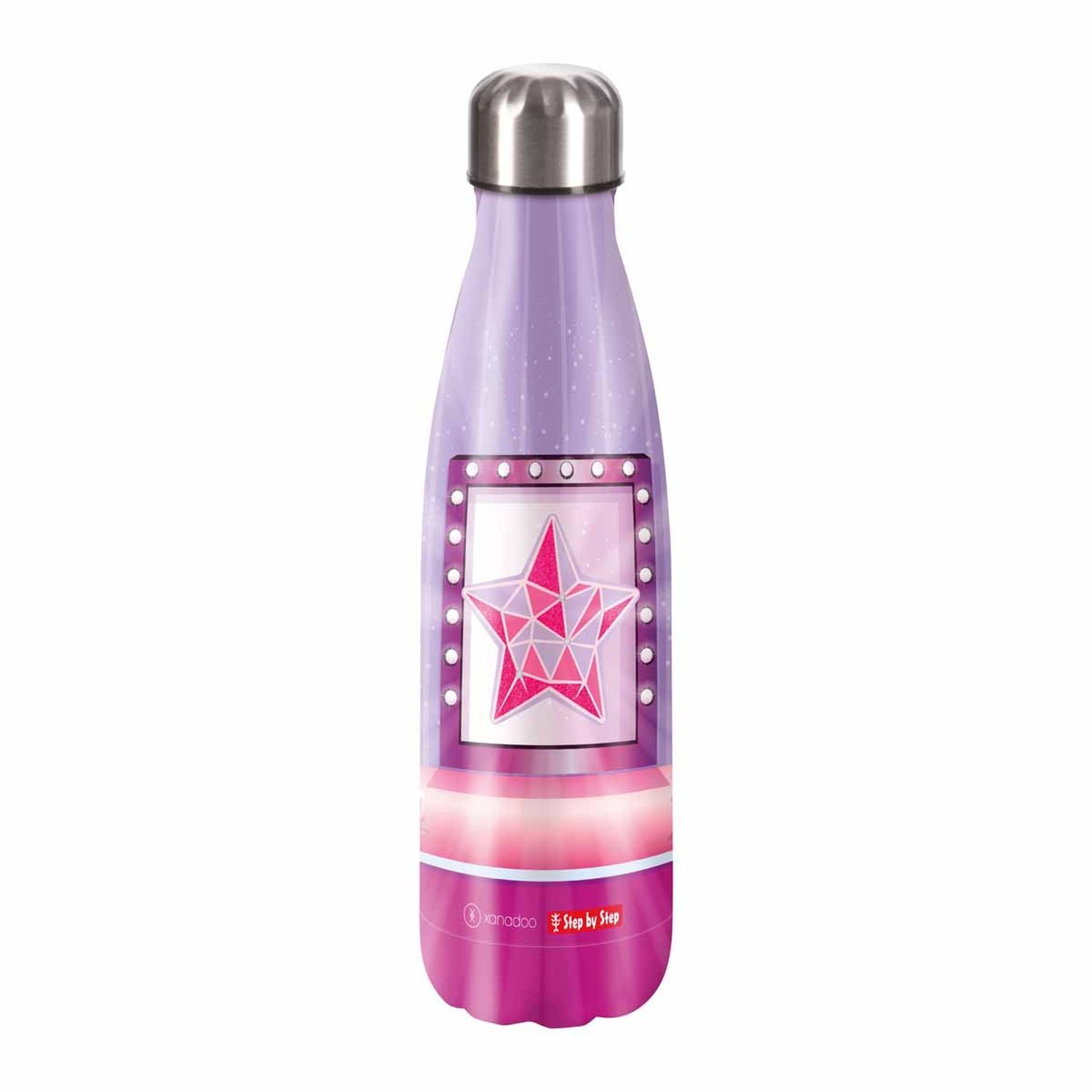Step by Step Trinkflasche Step by Step Isolierte Edelstahl-Trinkflasche Star Stella