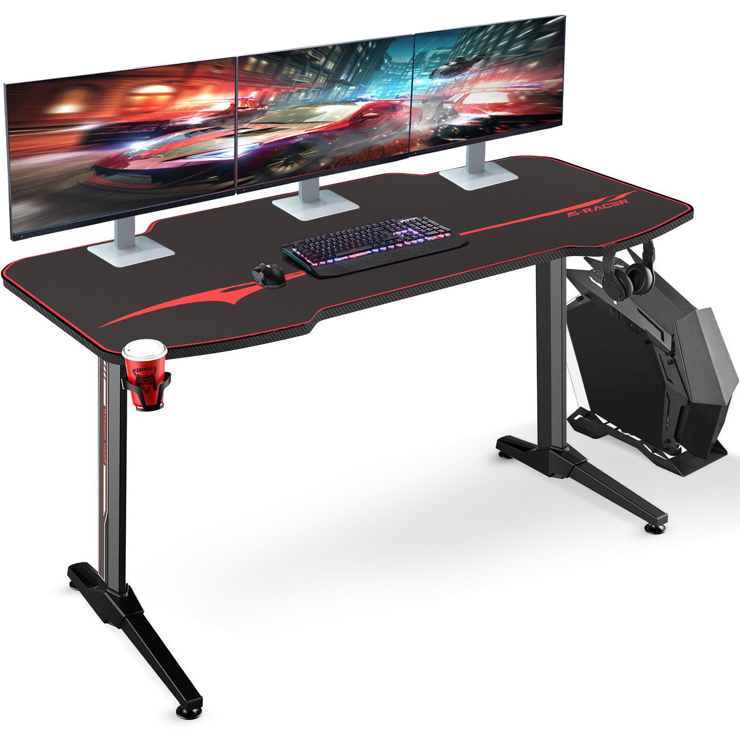 GUNJI Computertisch Gamingtisch 140 cm Computer günstig online kaufen