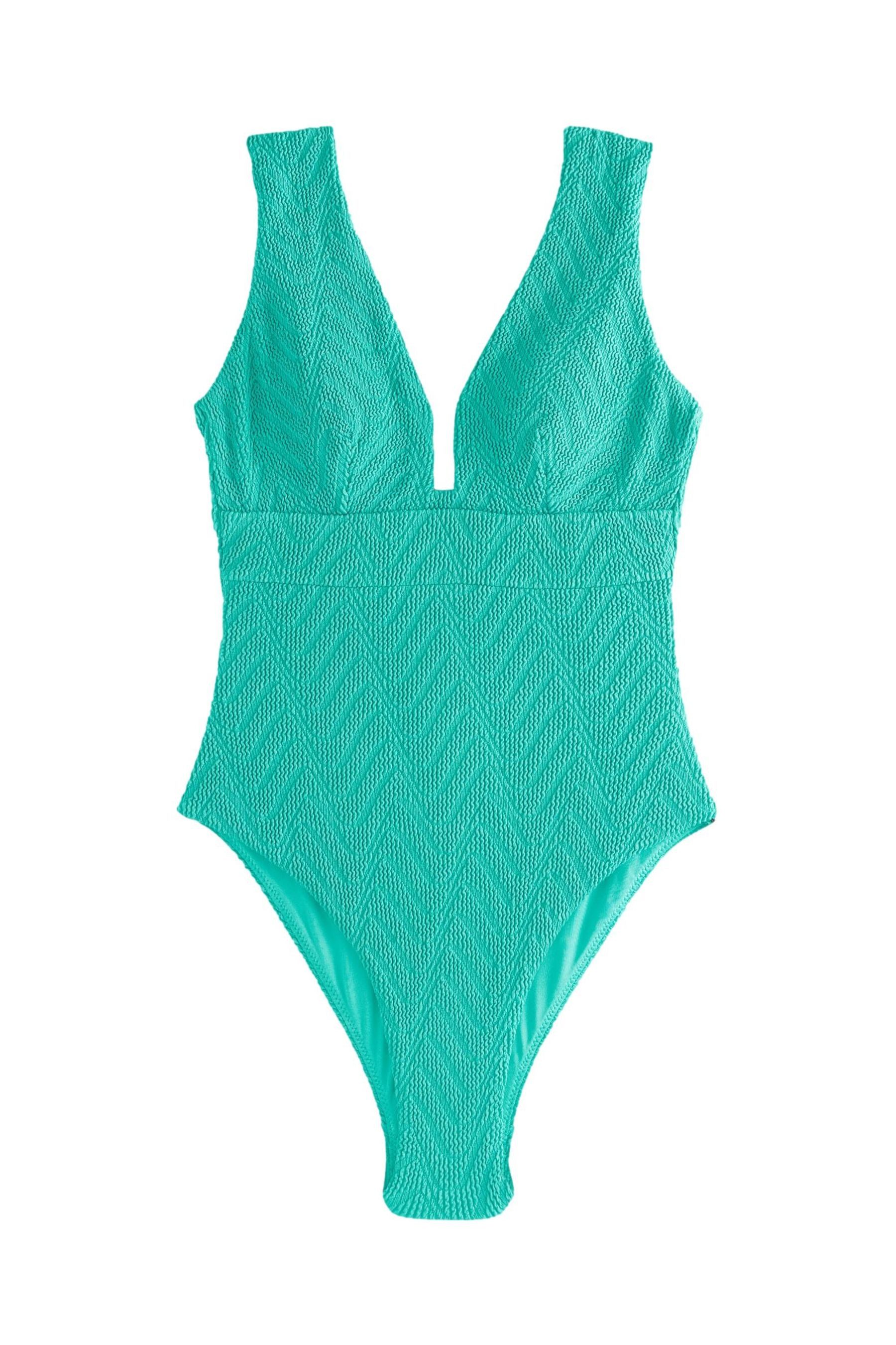 Next Badeanzug Bauchformender Badeanzug mit tiefem Ausschnitt (1-St)