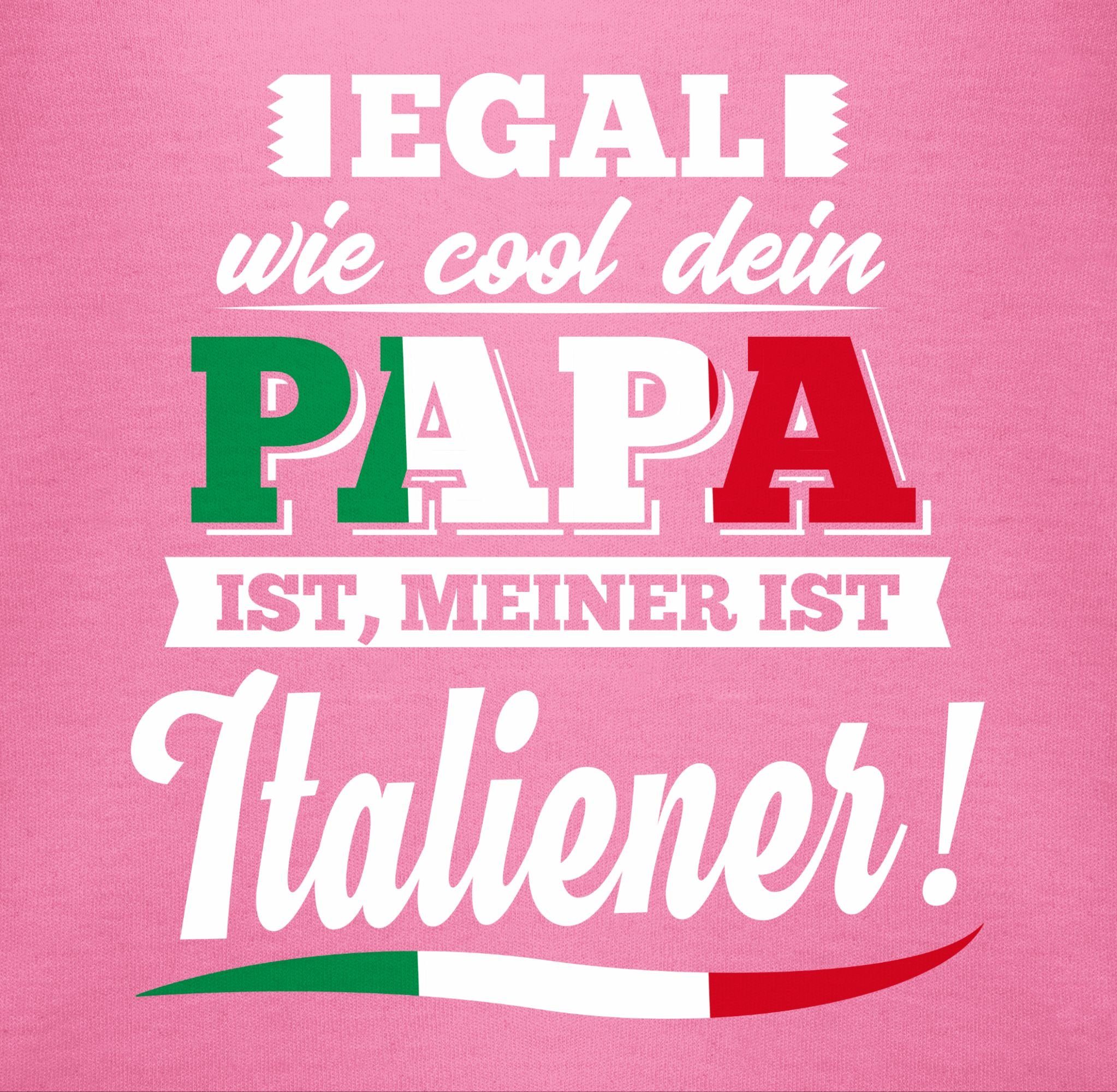 Cool Papa Egal Baby wie Sprüche ist dein Italiener Pink Shirtbody 2 meiner Shirtracer