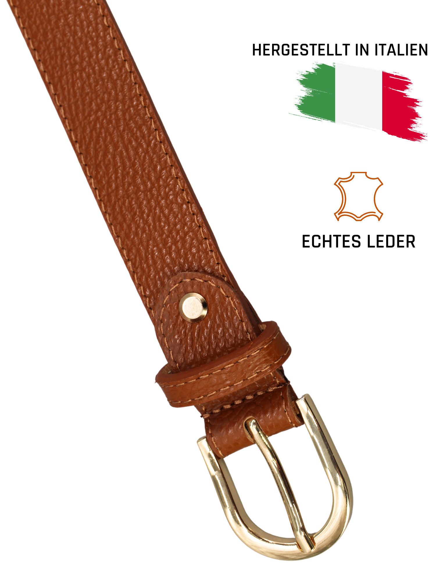 Adel Bags Ledergürtel Damen Gürtel, 3 cm Breit, verschiedene Farben,Hergest günstig online kaufen