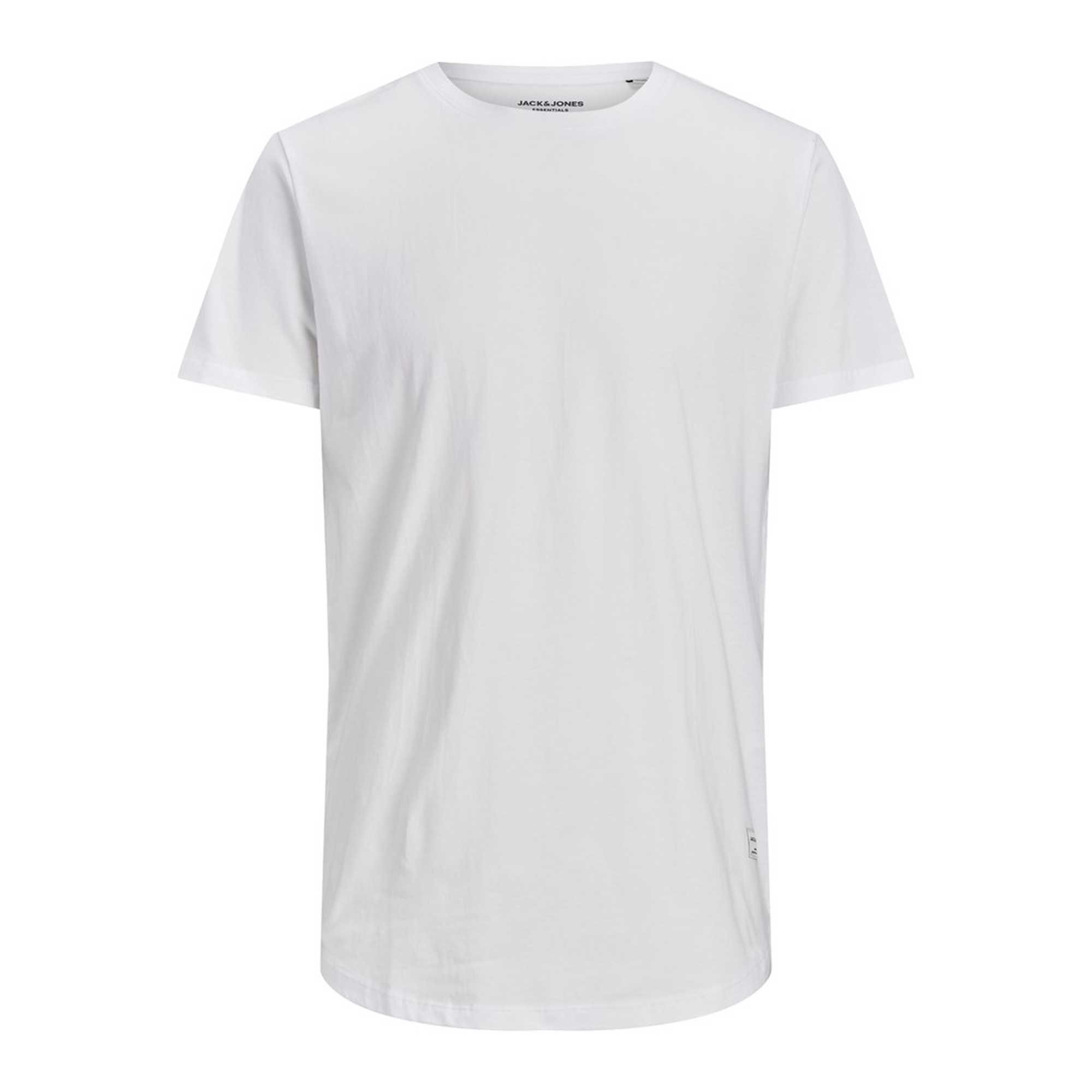 7er T-Shirt NECK T-Shirt, & Jones Jack Pack TEE Herren Weiß/Schwarz - JJENOA CREW