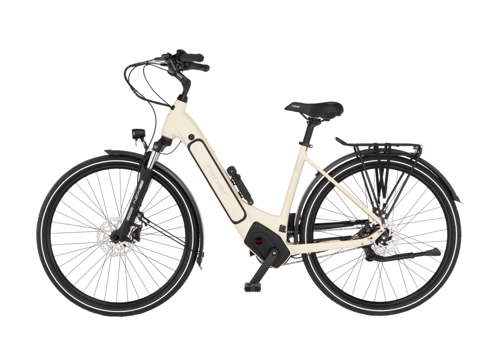 FISCHER Fahrrad E-Bike Cityrad CITA 6.8I 711, 7 Gang Shimano Nexus 7 Schaltwerk, Mittelmotor, 711 Wh