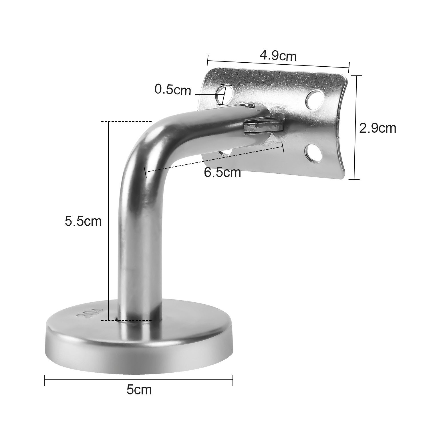 Clanmacy Treppengeländer Handlaufträger 10x Handlaufhalter Edelstahl günstig online kaufen