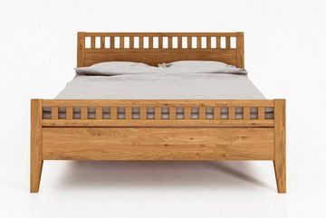 byoak Bett ODYS 120 x 220 aus Massivholz, mit Holzkopfteil, Naturgeölt