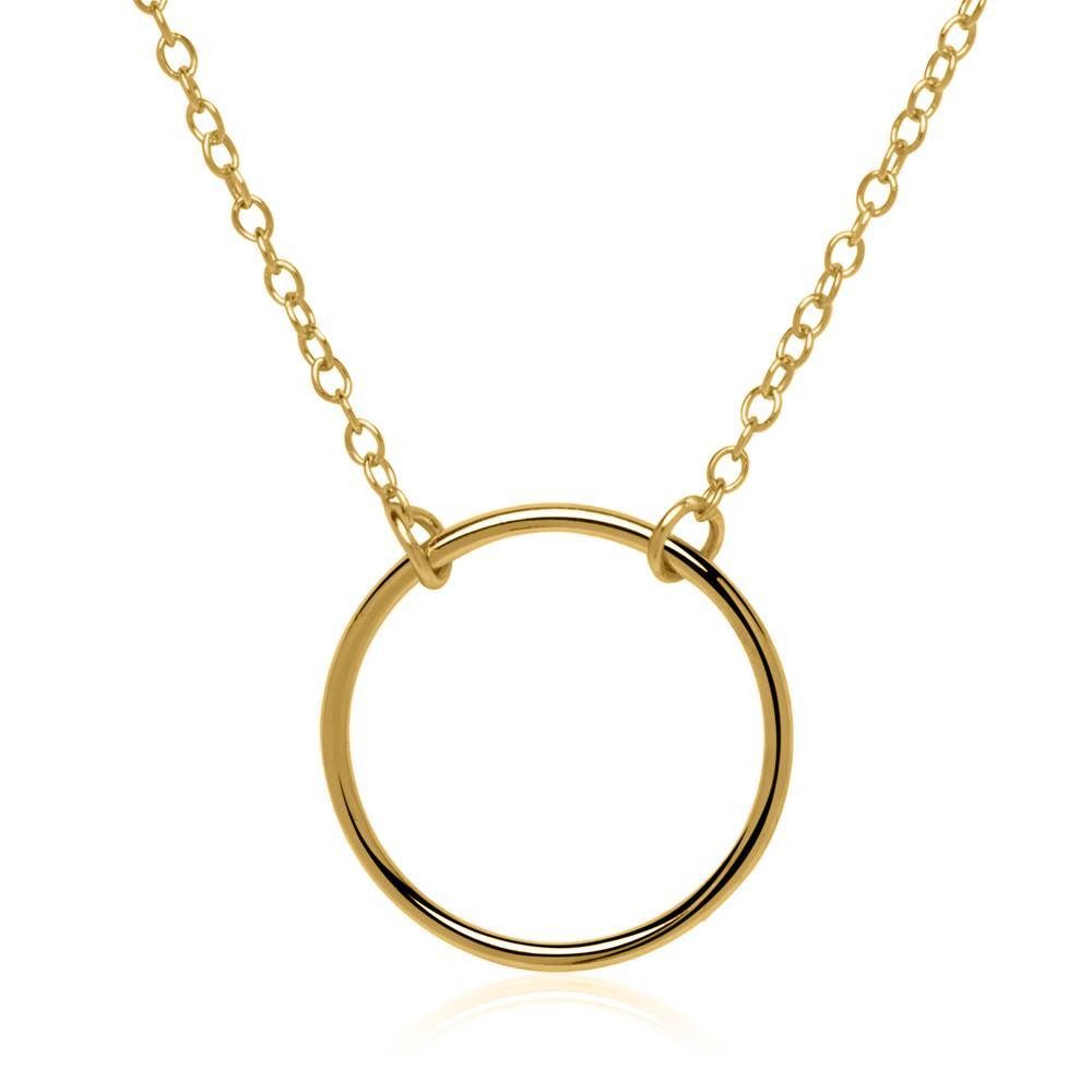 lanii Silberkette Kreiskette Sterlingsilber vergoldet günstig online kaufen