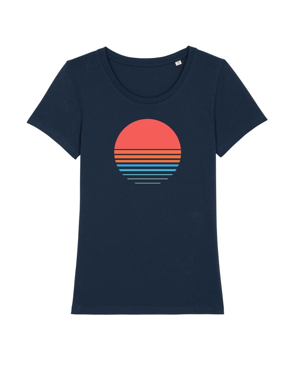 wat? Apparel Print-Shirt Abstract 03 (1-tlg) dunkelblau | T-Shirts