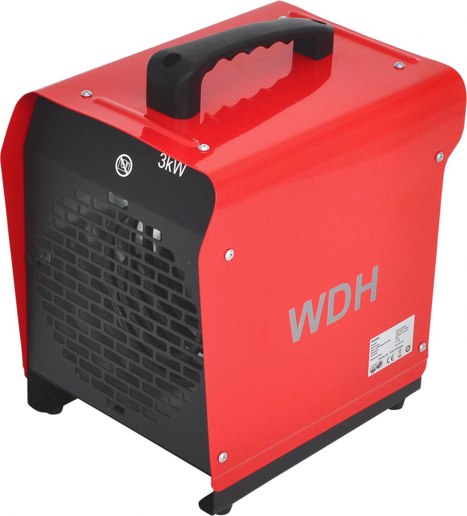 WDH Heizgerät WDH-BGP03, 3000 W, Geräuscharmer Betrieb