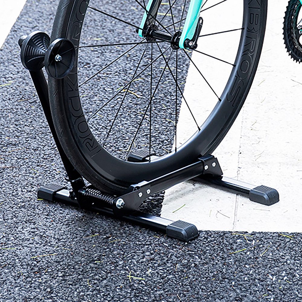 ROCKBROS Fahrradständer Radständer Fahrradhalter Bodenständer (Spar-Set, 1-St), Klappbar, für 20-29 Zoll, rutschfest, ohne Montage