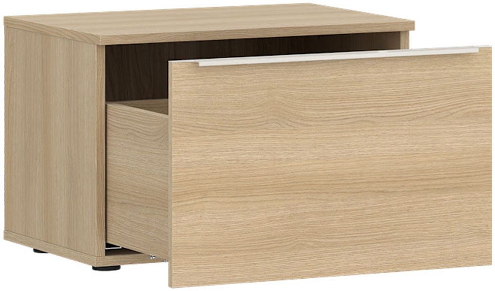 TOM TAILOR HOME Nachtkommode COLOR PUZZLE 1 Schublade mit farbigem Griff, Nachtkommode mit einer großen Schublade