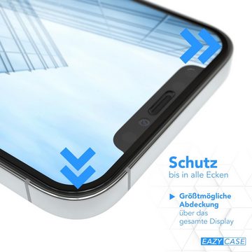 EAZY CASE Schutzfolie 2x Schutzglas für Apple iPhone 12 / iPhone 12 Pro, Bildschirmschutz Display Glasfolie 6,1 Zoll Panzerglas Glas 9H Folie