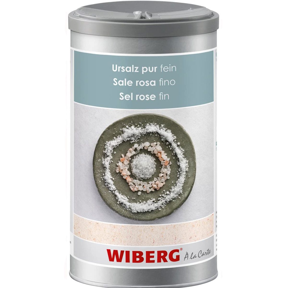 WIBERG Gewürz, Wiberg Ursalz pur fein im Aromatresor Dose feines Speisesalz 1350g
