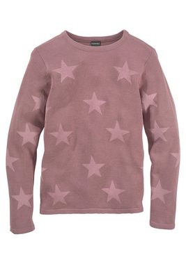 KIDSWORLD Strickpullover Sterne-Pullover mit Sternen - Druck