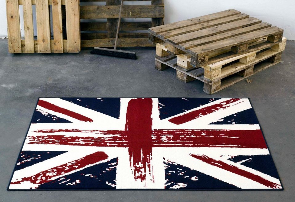 DesignTeppich, Hanse Home, »Union Jack Vintage«, gewebt DesignTeppich, Hanse Home, »Union Jack Vintage«, gewebt