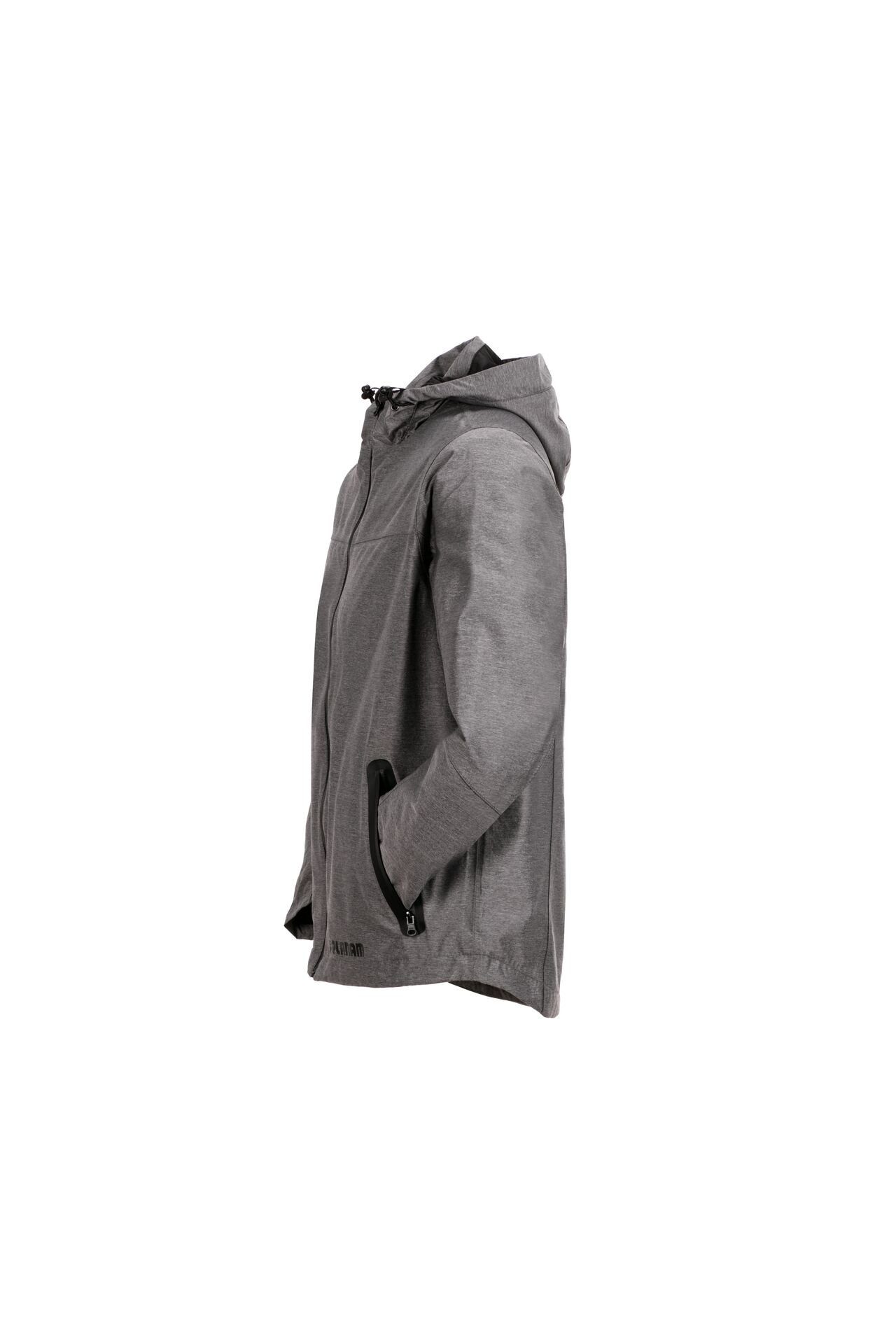 Planam Jet outdoor work jacket, light grey, size XL