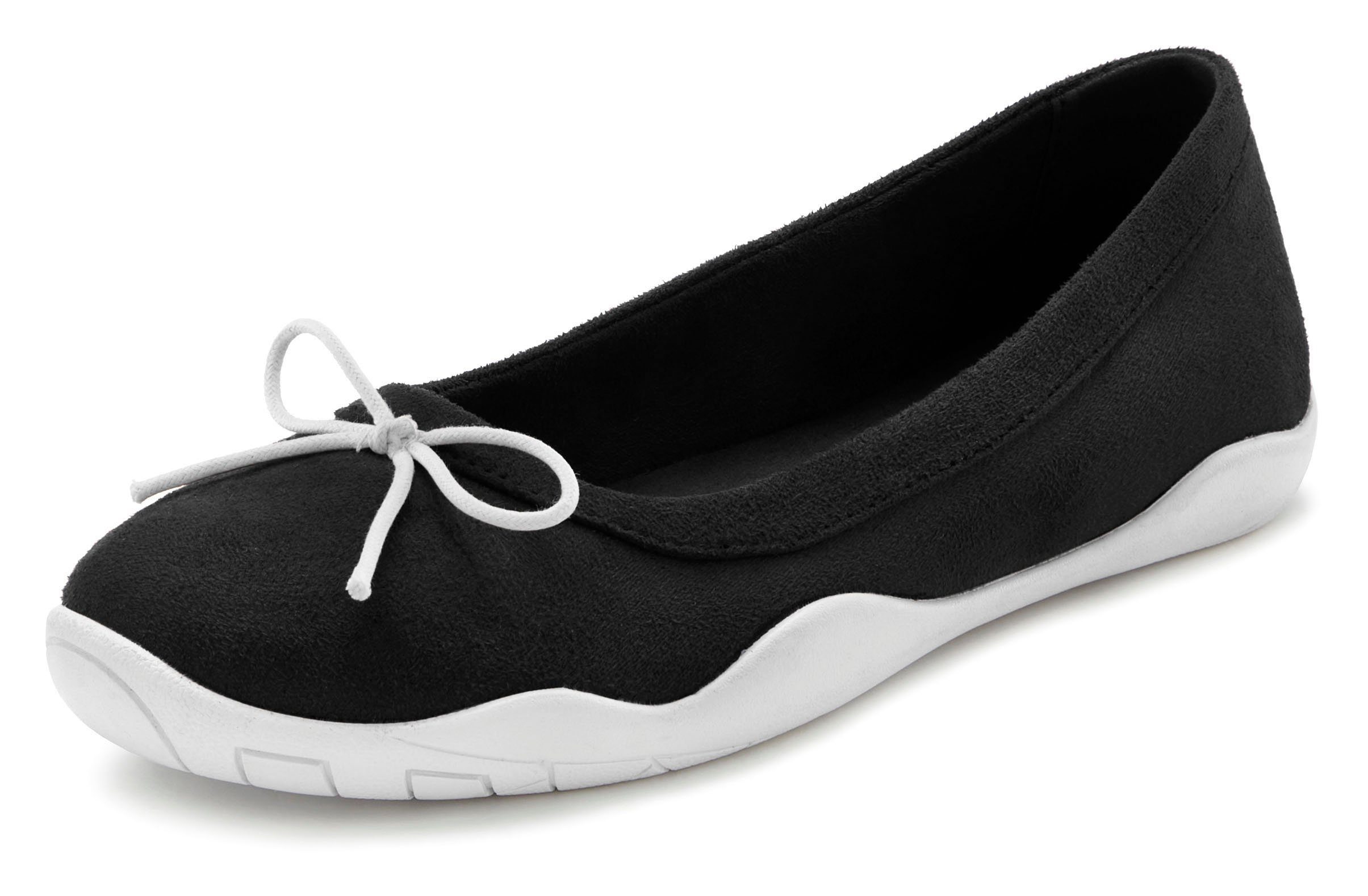 LASCANA Ballerina leichter Freizeitschuh,Sneaker,Slipper,Halbschuh, flache günstig online kaufen