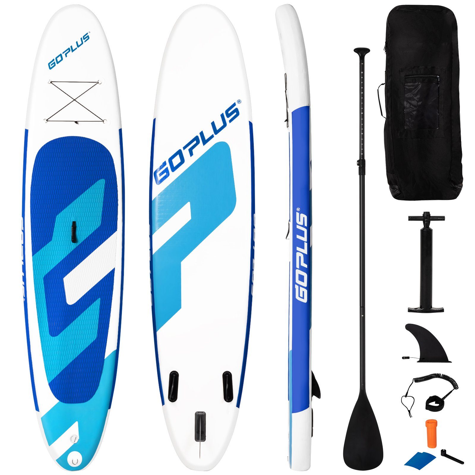 COSTWAY SUPBoard Stand Up Paddling Board, mit Paddel & Pumpe