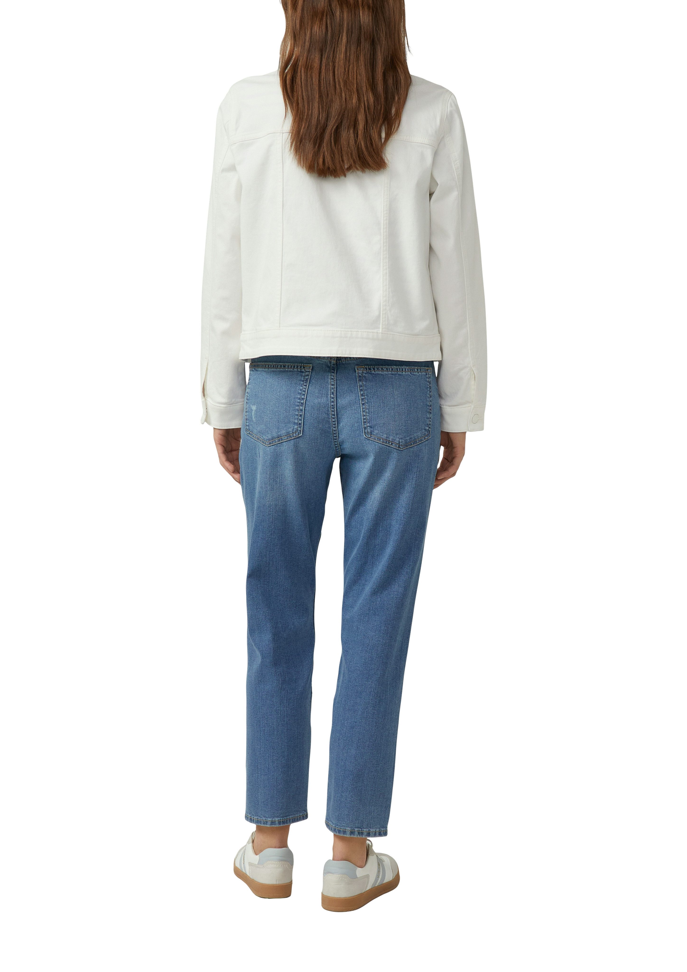 s.Oliver Jeansjacke mit weißen Knöpfen günstig online kaufen