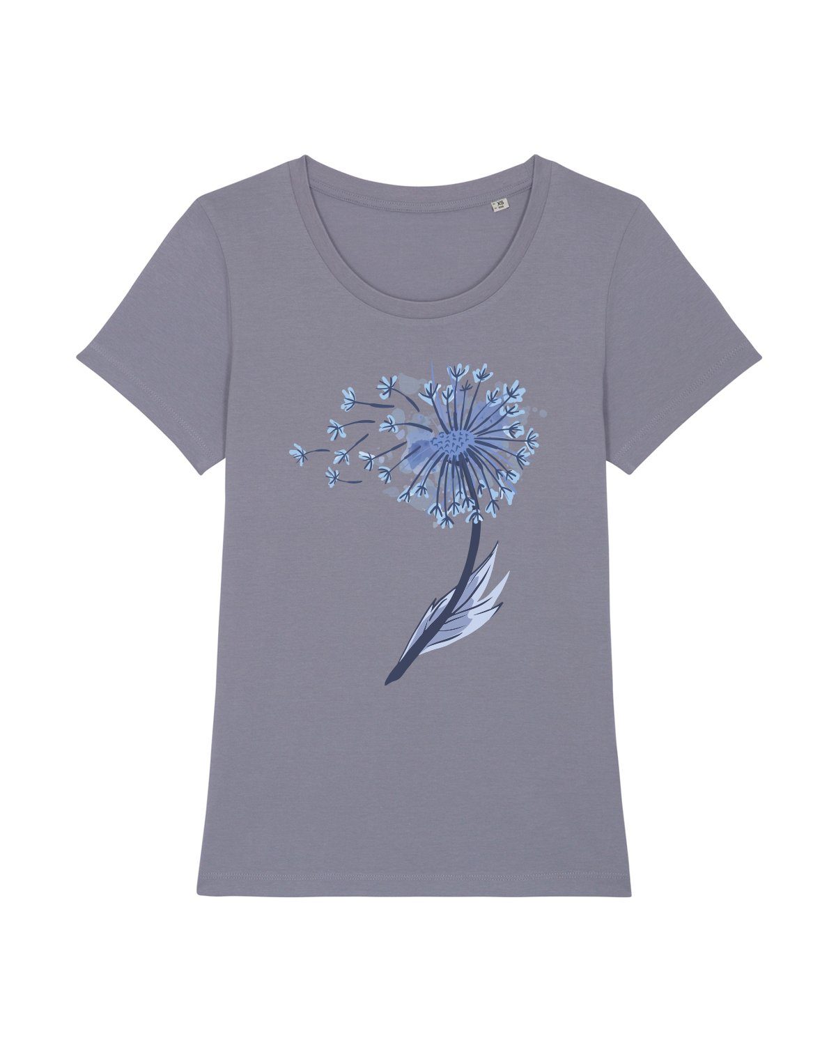 Apparel Print-Shirt (1-tlg) wat? Dandelion flieder