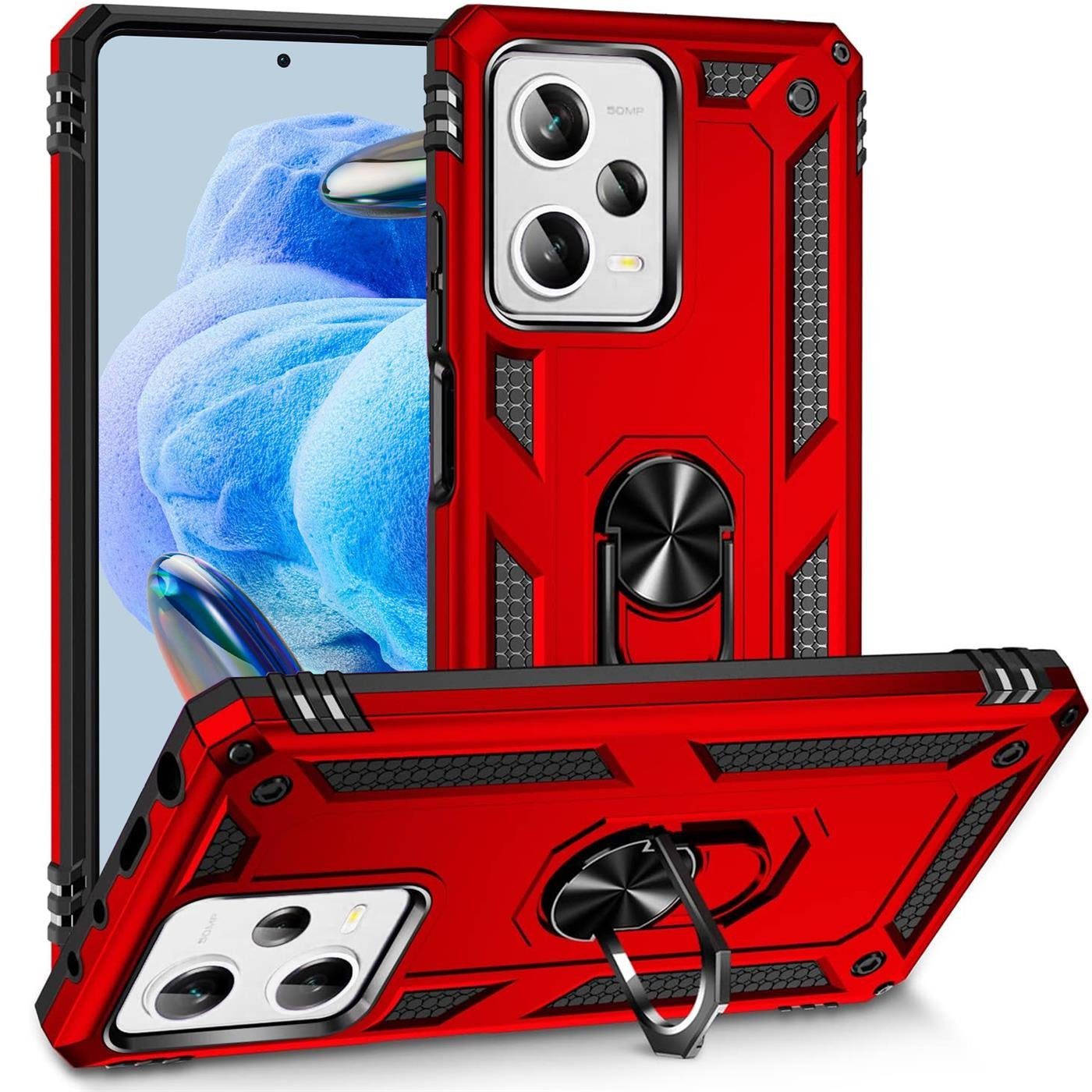 CoolGadget Handyhülle Armor Shield Case für Apple iPhone 11 Pro Max 6,5  Zoll, Outdoor Cover Magnet Ringhalterung Handy Hülle für iPhone 11 Pro Max