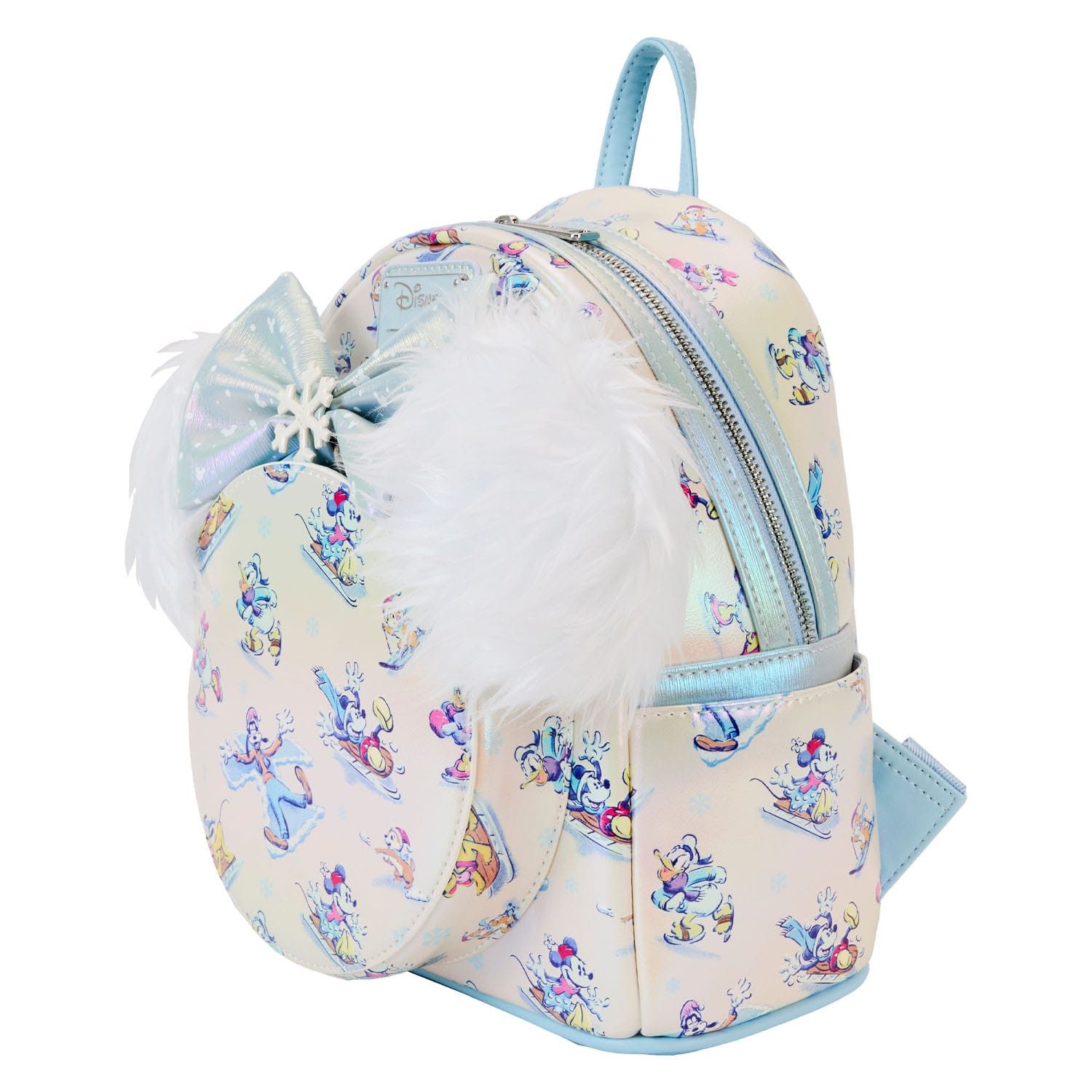 Loungefly Minirucksack Disney by Loungefly Rucksack & Haarreif Set Mickey & Friends (1-tlg), Detailliet und hochwertig, kommt mit Haarreif