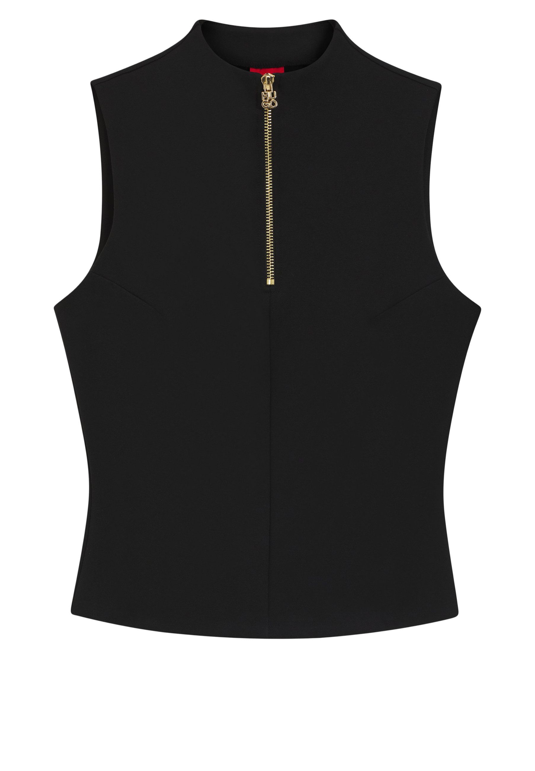 HUGO Trägertop Doella mit Troyerkragen (1-tlg)