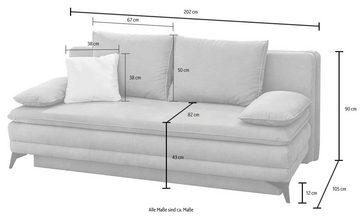 Jockenhöfer Gruppe Schlafsofa Laurin, als Dauerschläfer geeignet, Bettfunktion und Stauraum/Bettkasten