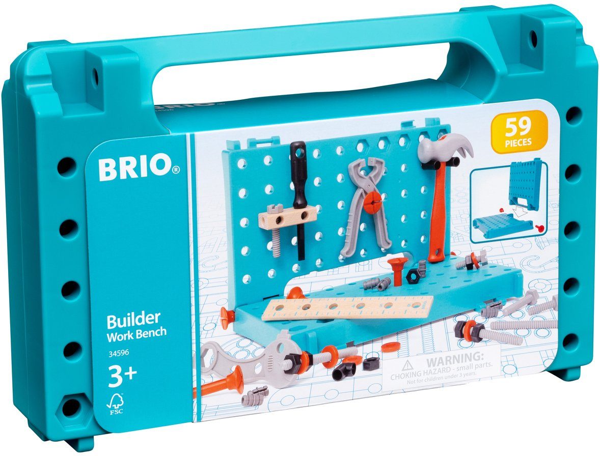 BRIO® Spielwerkzeug Builder Werkbank-Koffer, (Set), FSC® - schützt Wald günstig online kaufen