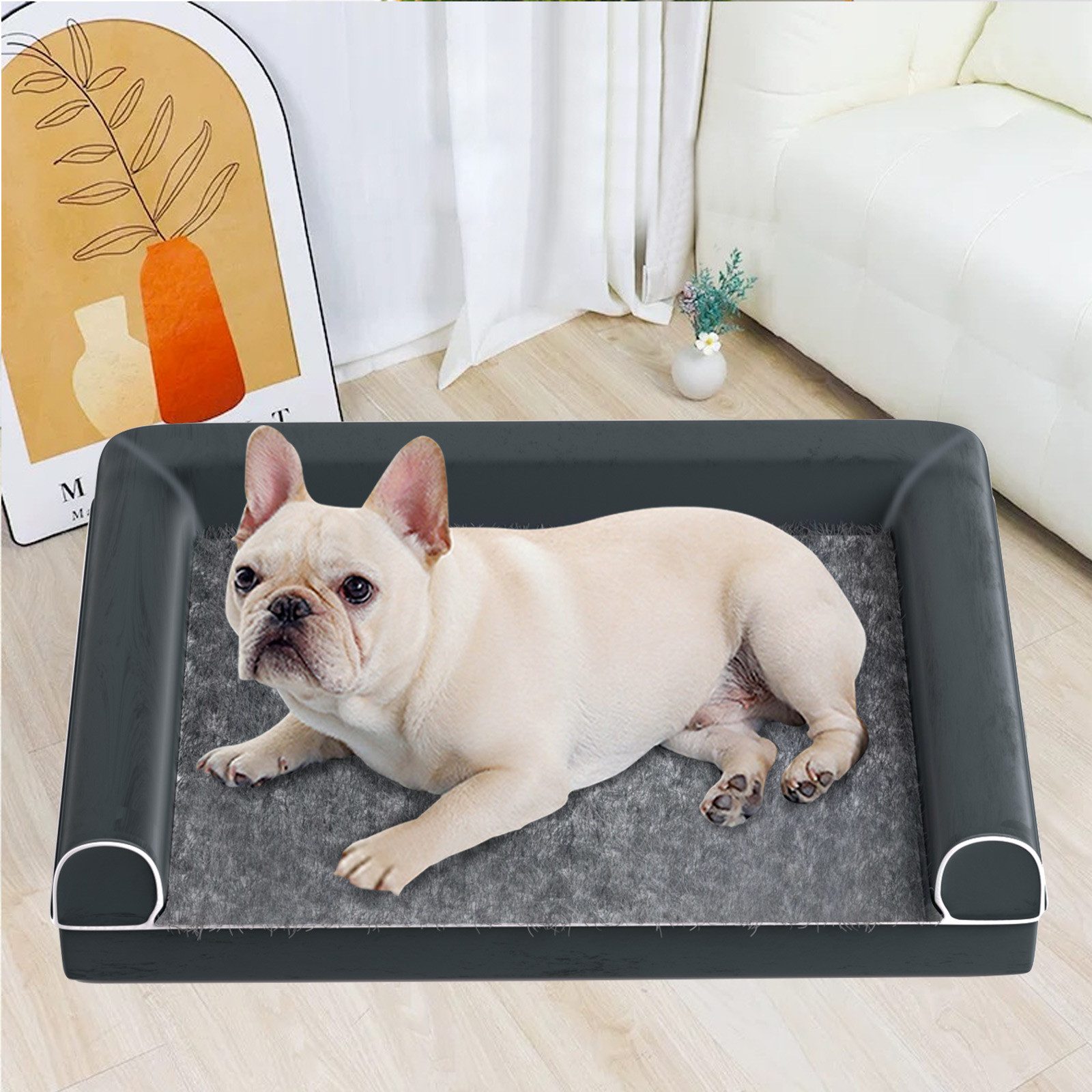 Thumbnail - PFCTART Tierbett Hundekorb Sommer Hundehütte – Hundebett kleine Hunde abnehmbar, Plüsch, Leicht, atmungsaktiv & waschbar...
