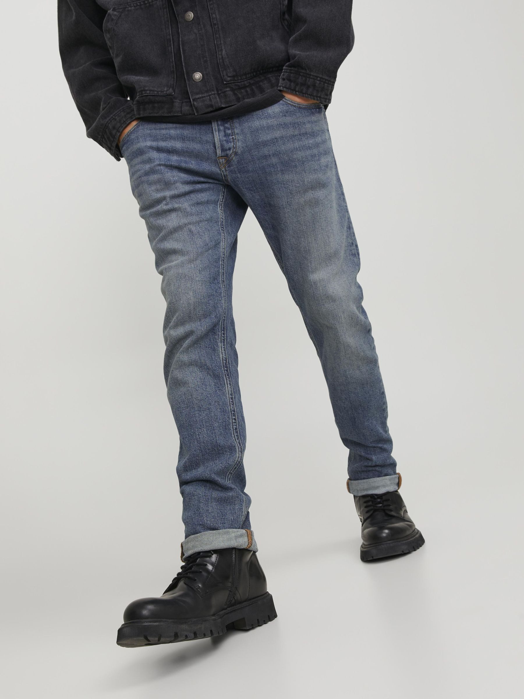 Jack & Jones Slim-fit-Jeans JJIGLENN JJCOLE AM 171 SN günstig online kaufen
