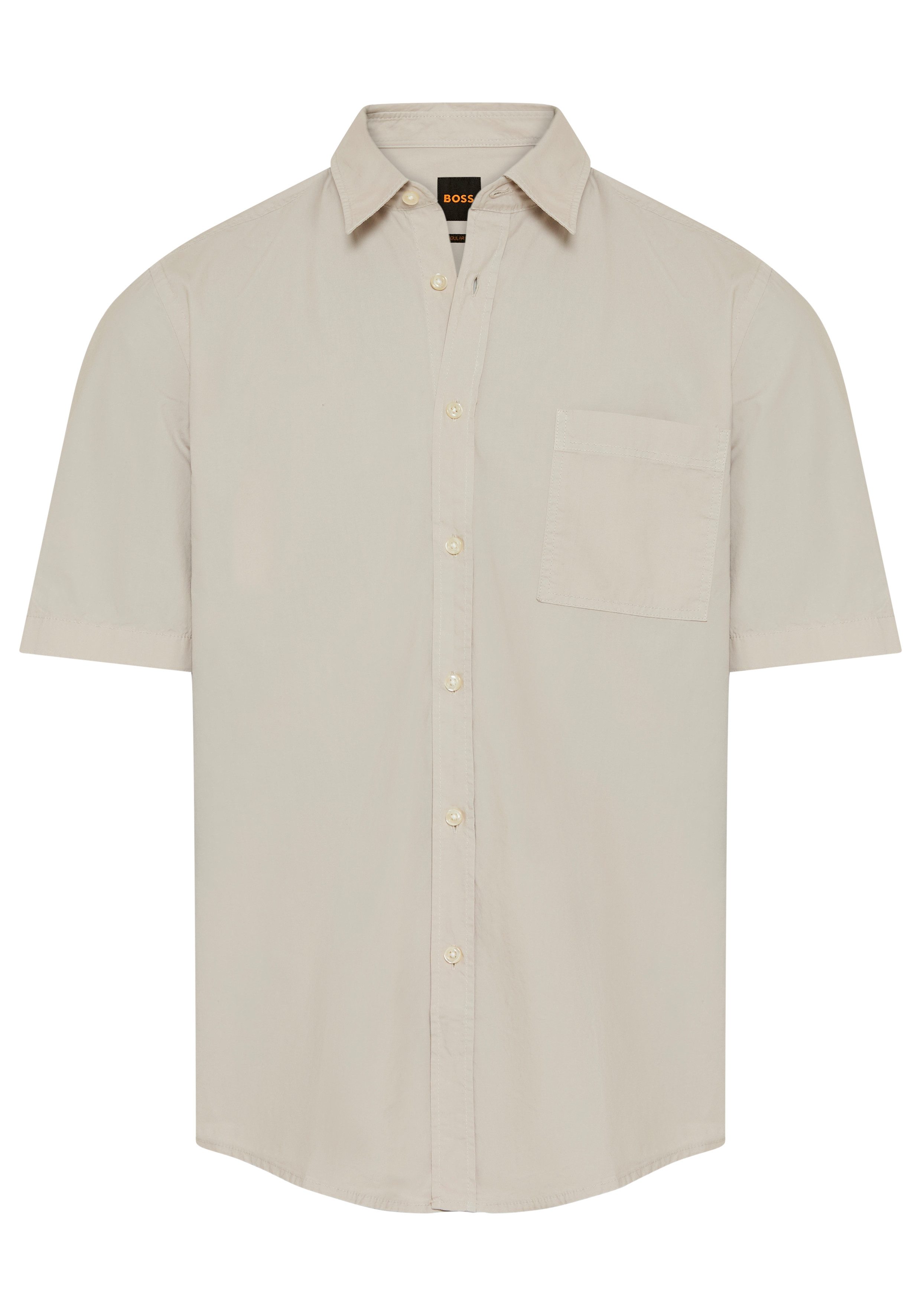 BOSS ORANGE Kurzarmhemd Regular Fit, Kentkragen, Kurzarm günstig online kaufen