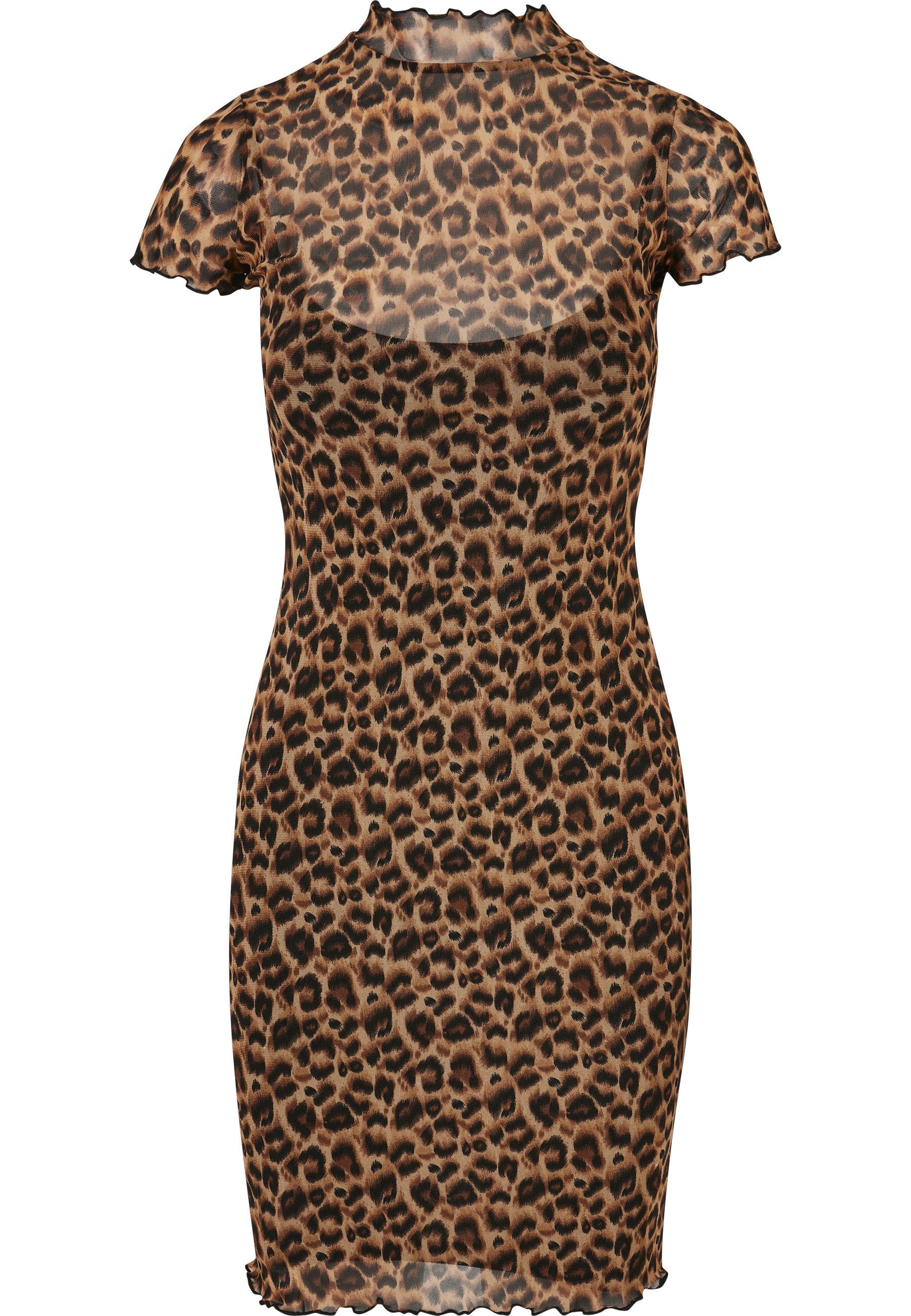 URBAN CLASSICS Shirtkleid Urban Classics Damen Ladies Mesh Double Layer Dress (1-tlg)