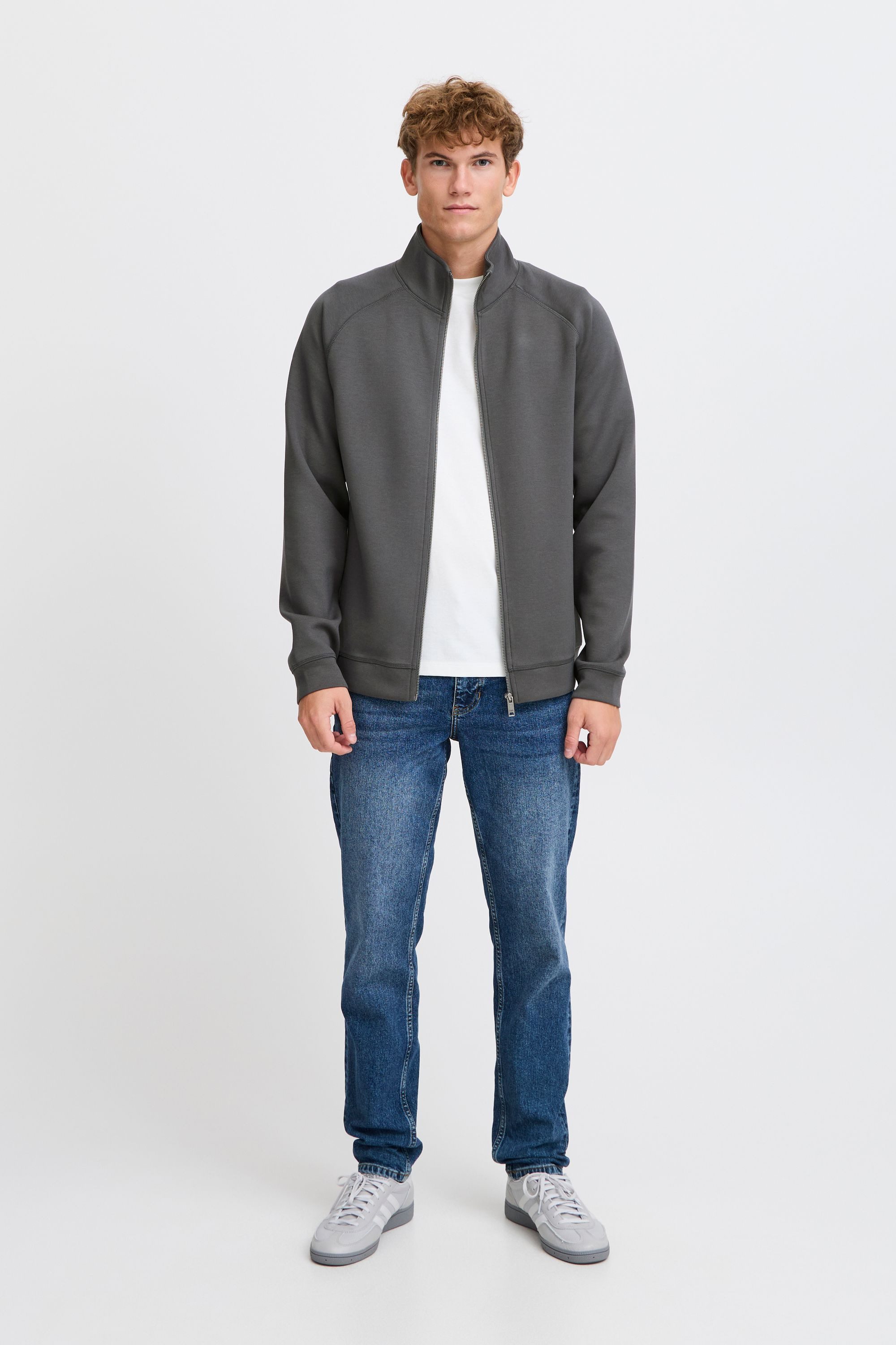 Casual Friday Sweatjacke CFSIGURD 0096 zipthrough sweatshirt Modische Sweat günstig online kaufen