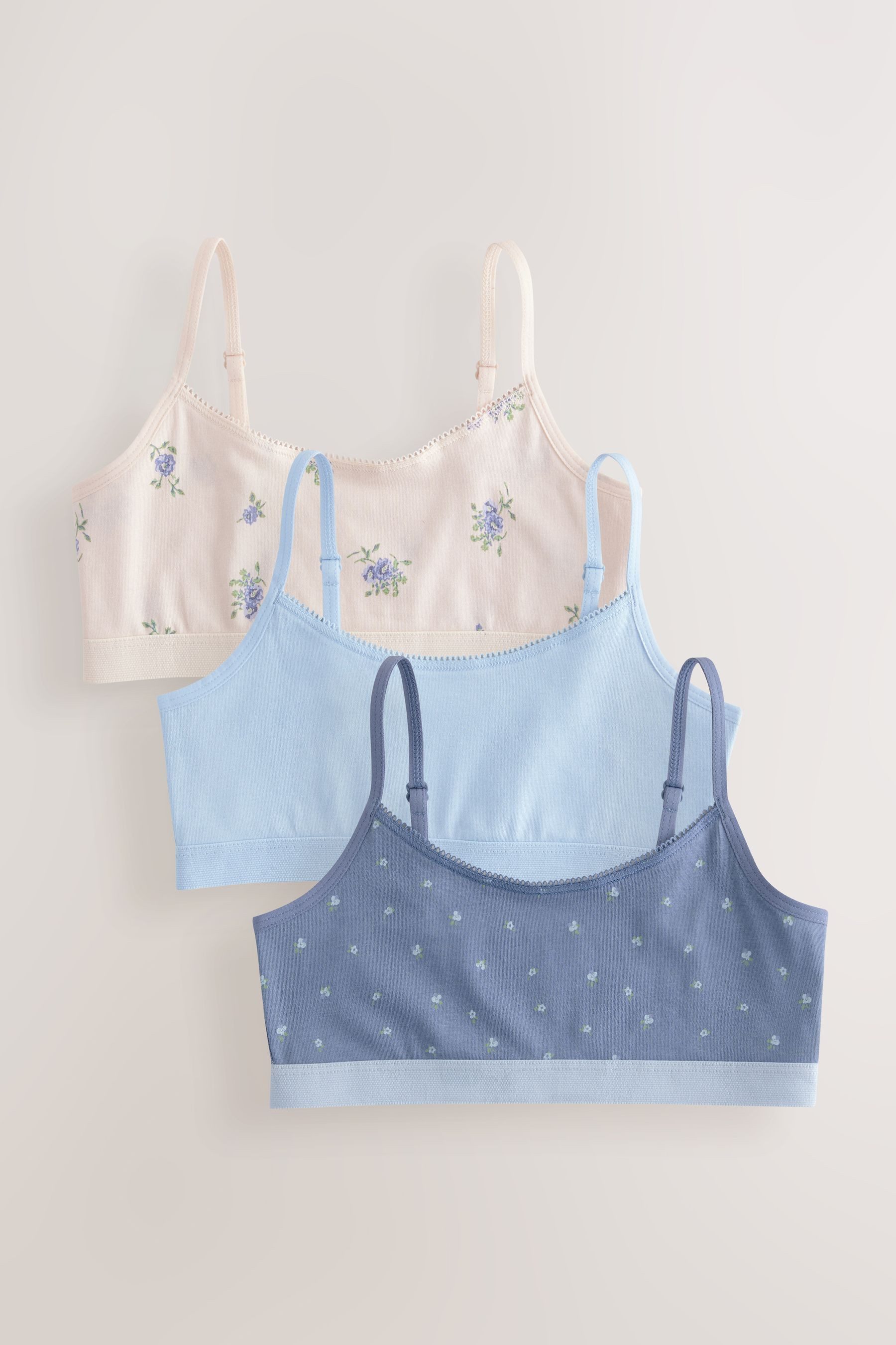 Next Crop-Top Kurz-Tops, 3er-Pack (3-tlg)