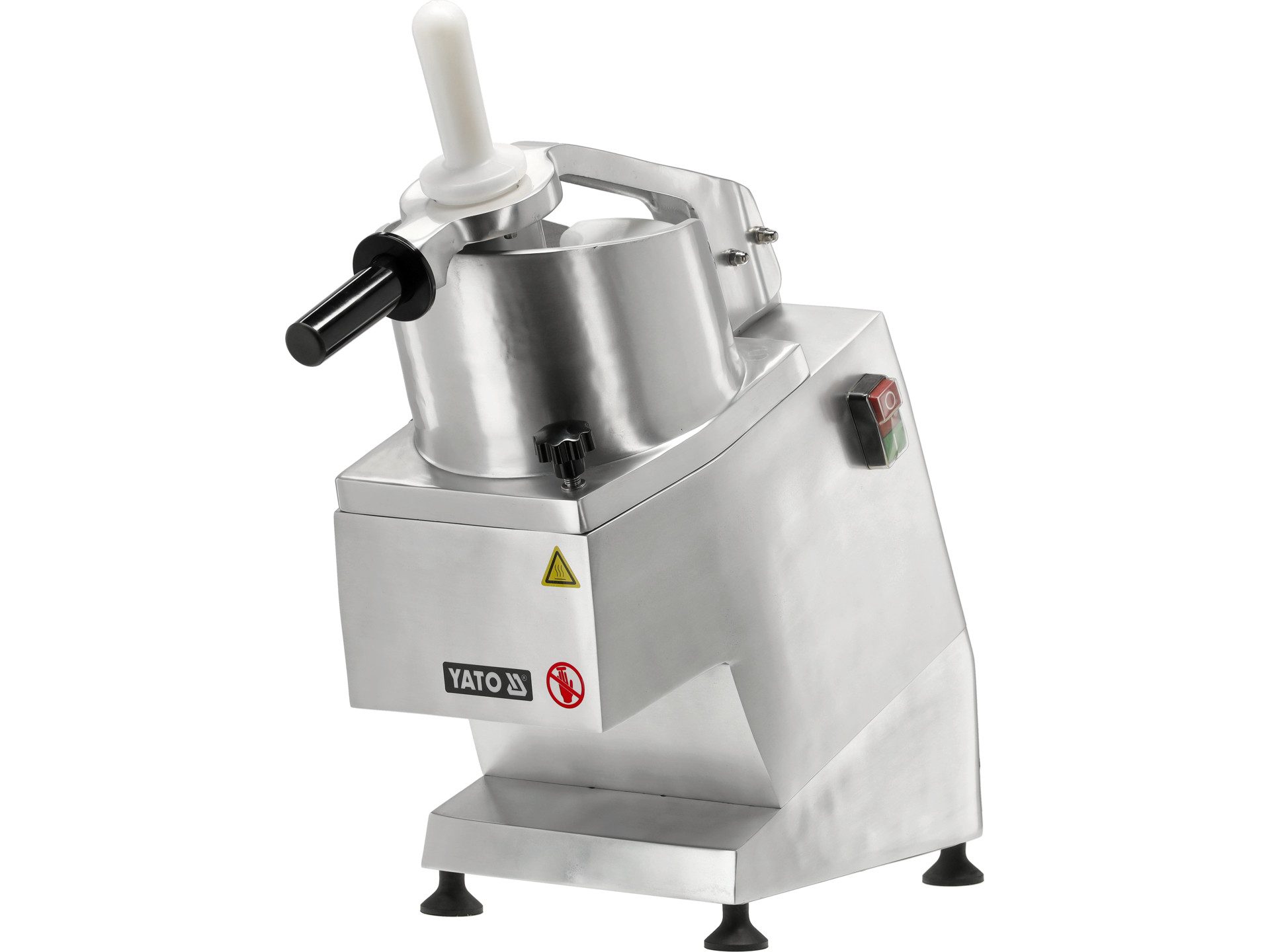 Yato Gemüseschneider Gastro Elektrischer Gemüseschneider mit großem Einfüllschacht 550 W, 550 W, Profigerät