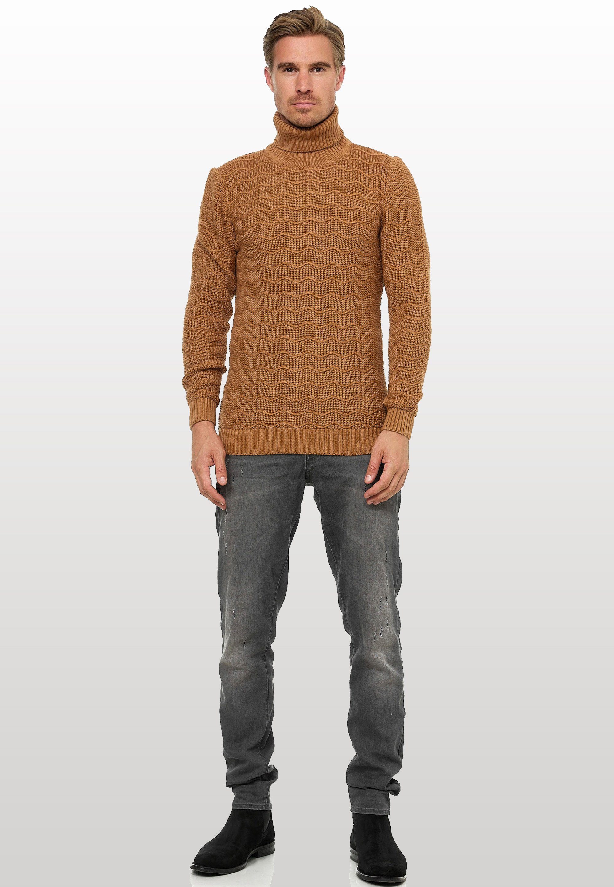 Rusty Neal Rollkragenpullover im angesagten Design