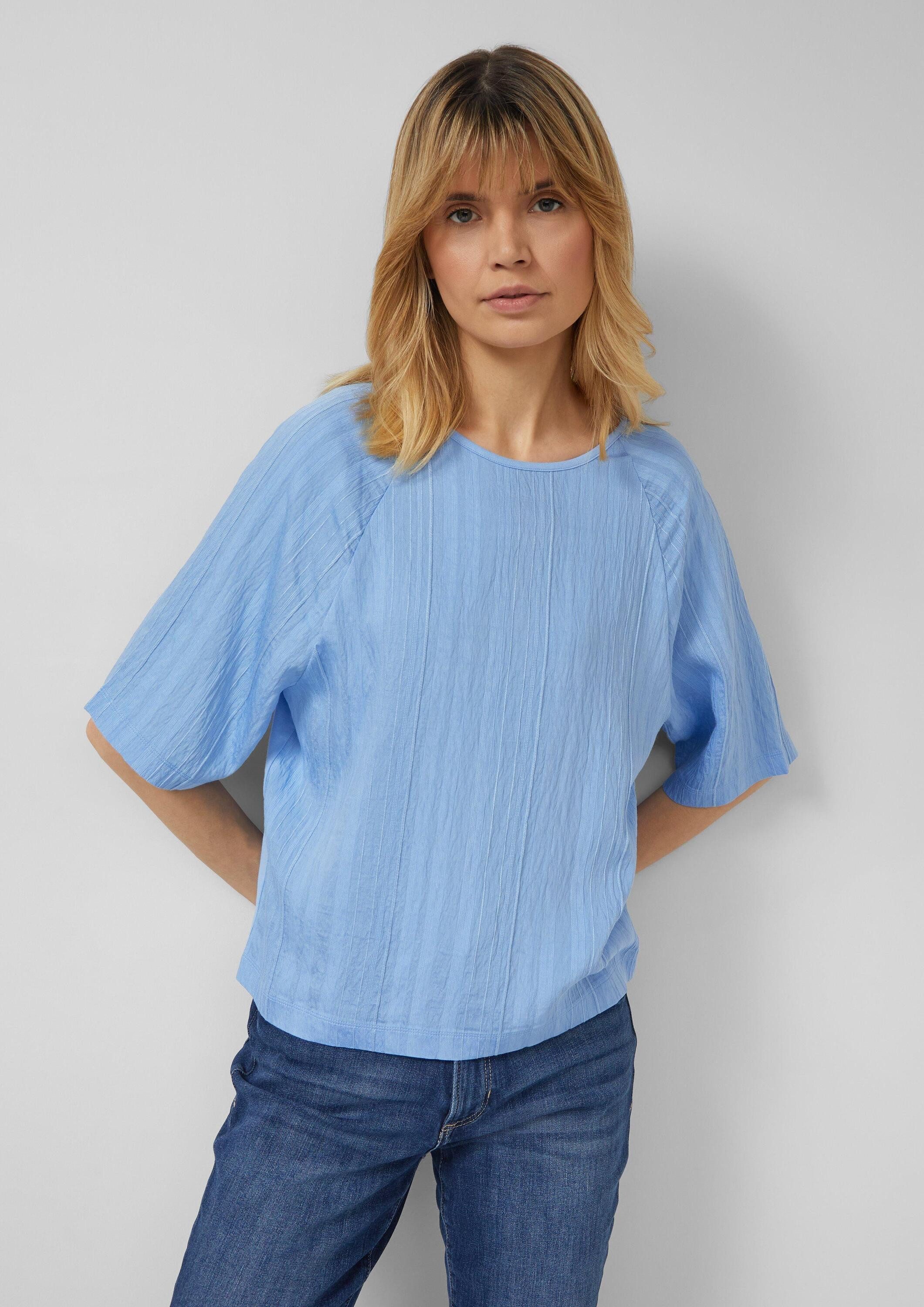 s.Oliver Kurzarmshirt T-Shirt T-Shirt im Fabricmix günstig online kaufen