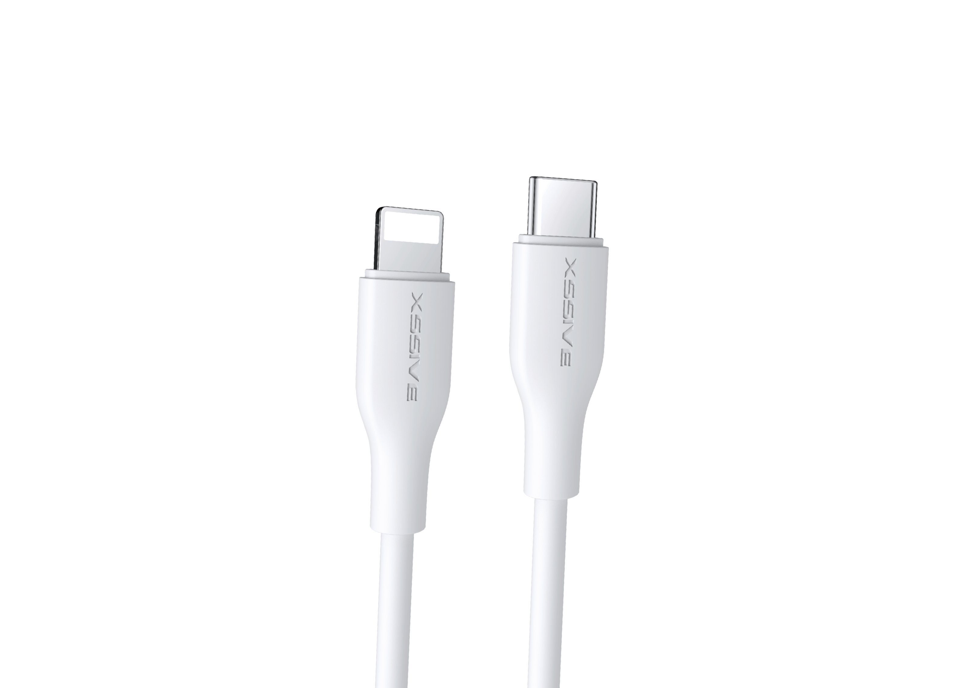 COFI 1453 20W USB-C zu iPhone Datenkabel 2.4A Schnell-Ladekabel USB-Adapter,  100 cm