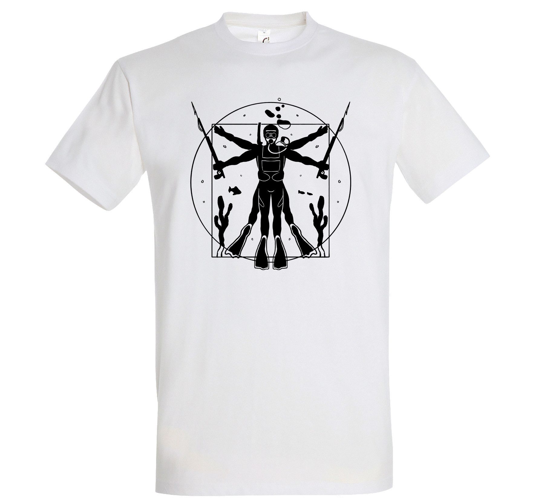 Youth Designz Print-Shirt Da Vinci Taucher günstig online kaufen