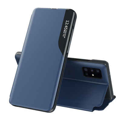COFI 1453 Handyhülle Leder Schutzhülle für Redmi Note 12 Pro 5G / Poco X5 Pro Blau