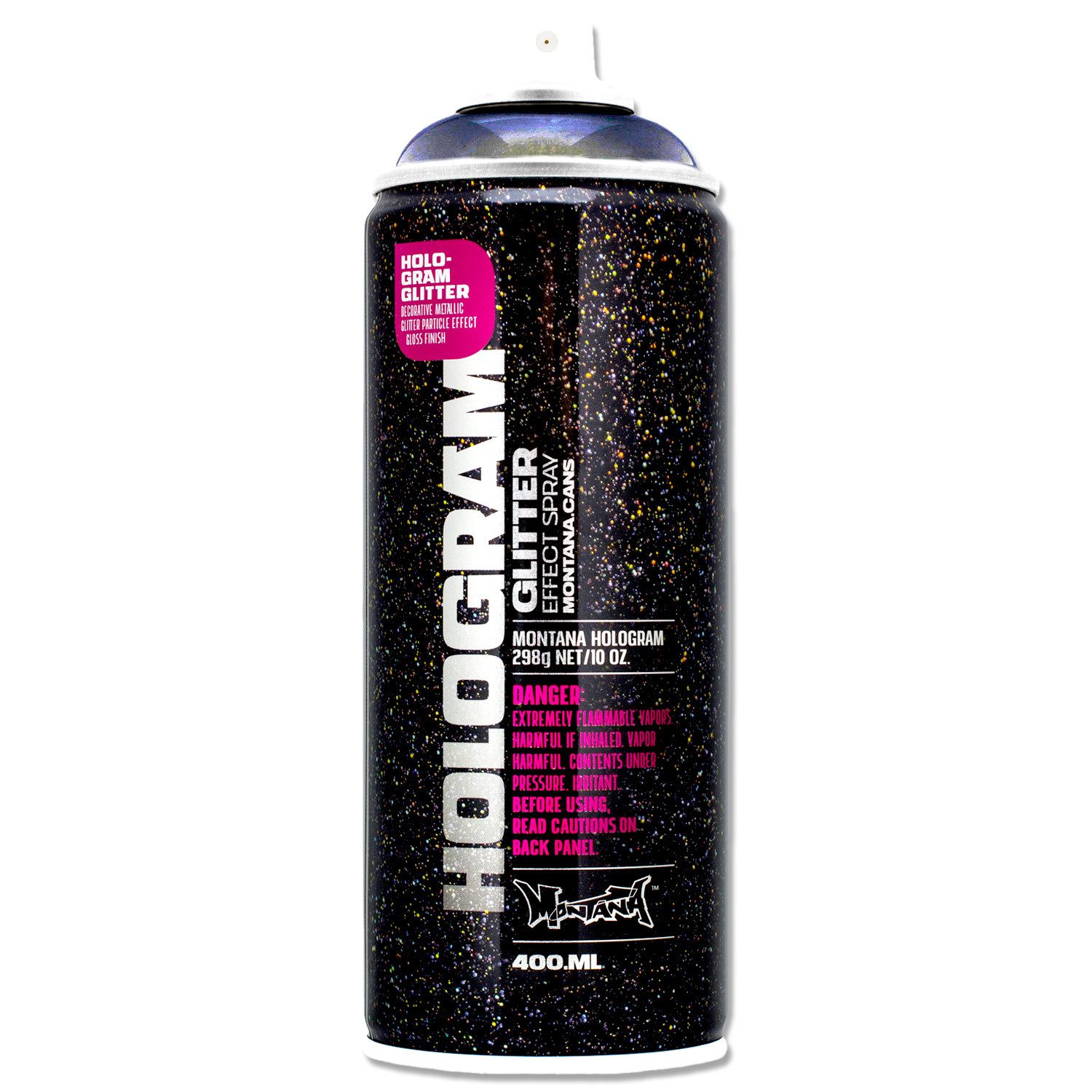 Montana Cans Sprühlack Montana GLITTER 400ml Glitzerspray für Deko, Basteln, DIY