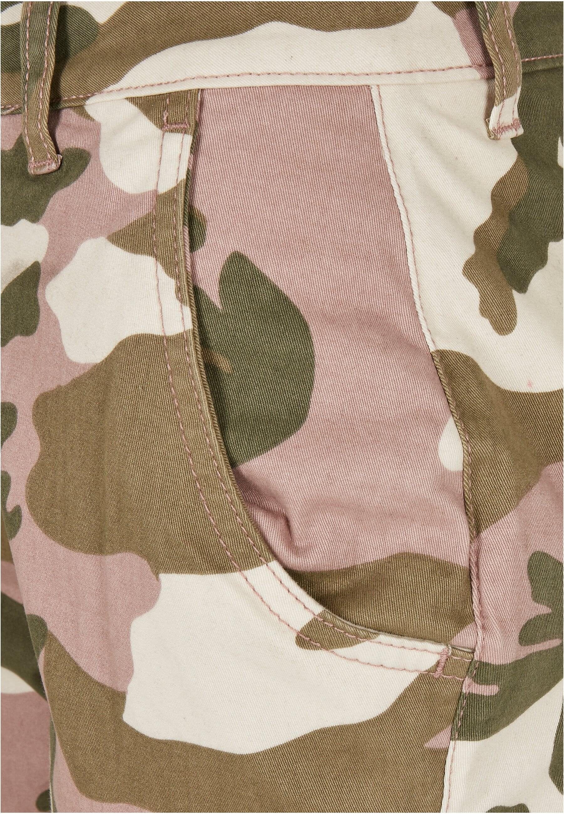 URBAN CLASSICS Cargohose Urban Classics Damen Ladies High Waist Camo Cargo Pants (1-tlg)